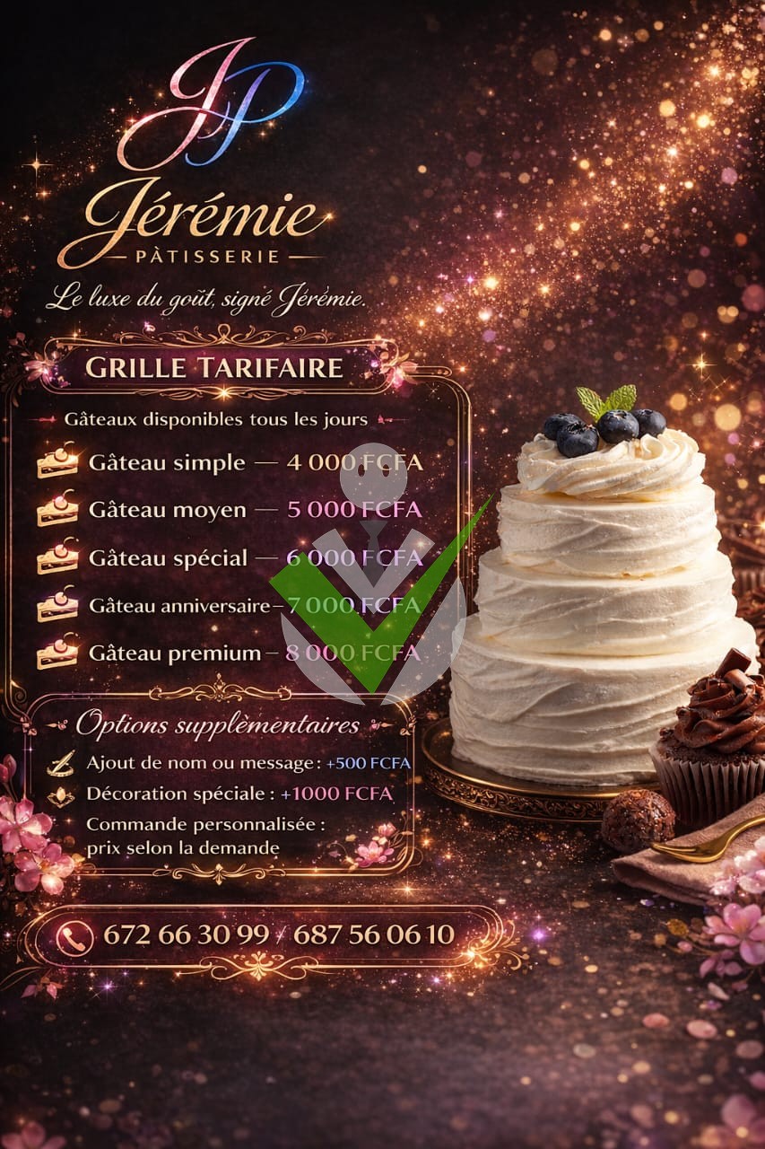 Jérémie pâtisserie