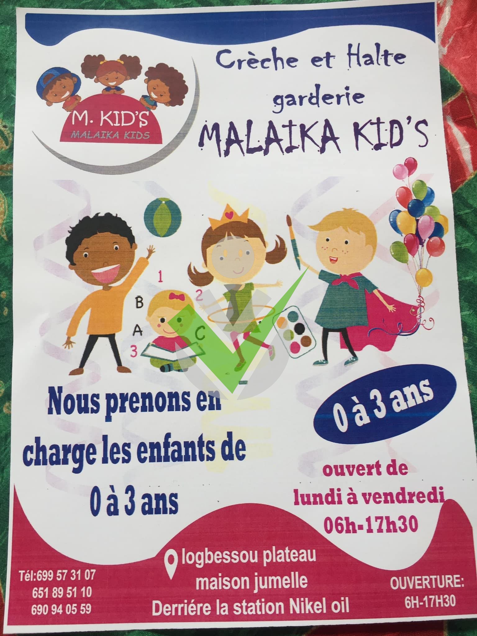 Crèche et halte garderie Malaïka kid’s Crèche et halte garderie Malaïka kid’s